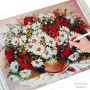 Diamond Painting - Broderie Diamant - fleurs dianopé