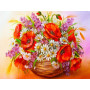 Diamond Painting - Broderie Diamant - Fleurs mirabel