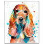 Haft diamentowy - Haft diamentowy - spaniel ameryka ski