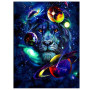 Diamond Painting - Broderie Diamant - Lion céleste 5D