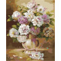 Diamond Painting - Broderie Diamant - Bouquet de fleurs blanchette