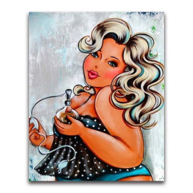 Diamond Painting - Broderie Diamant - Femme avec son parfum