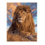 Diamond Painting - Broderie Diamant - lion sauvage 5d