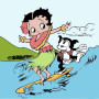 Diamond Painting - Broderie Diamant - Betty boop surf