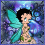 Diamond Painting - Broderie Diamant - Betty boop papillon