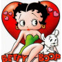 Diamond Painting - Broderie Diamant - Betty boop coeur et chien