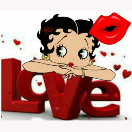 Diamond Painting - Broderie Diamant - Betty boop love