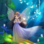 Diamond Painting - Broderie Diamant - Fille papillon alice