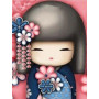 Diamond Painting - Broderie Diamant - Fille Kimono Akemi