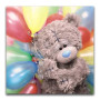 Diamond Painting - Broderie Diamant - Ourson peluche ballon