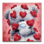 Diamond Painting - Broderie Diamant - Ourson peluche love you