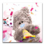 Diamond Painting - Broderie Diamant - Ourson peluche fiesta