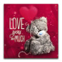 Diamond Painting - Broderie Diamant - Ourson peluche love you so much