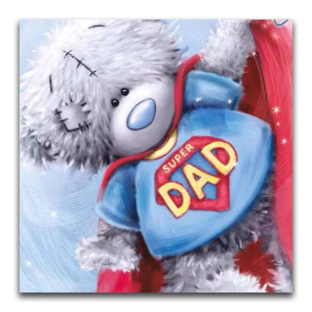 Diamond Painting - Broderie Diamant - Ourson peluche super dad