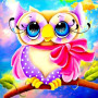 Diamond Painting - Broderie Diamant - Hibou dessin Alexei