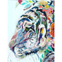 Diamond Painting - Broderie Diamant - Tigre Peinture couleurs