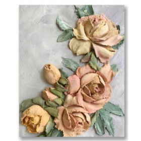 Diamond Painting - Broderie Diamant - Fleurs rose et pivoine Beata