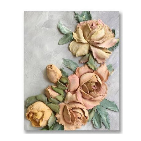 Diamond Painting - Broderie Diamant - Fleurs rose et pivoine Beata