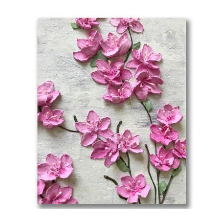 Diamond Painting - Broderie Diamant - Fleurs rose et pivoine Magda