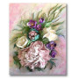 Diamond Painting - Broderie Diamant - Fleurs rose et pivoine Melanie