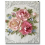 Diamond Painting - Broderie Diamant - Fleurs rose et pivoine Melissa