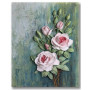 Diamond Painting - Broderie Diamant - Fleurs rose et pivoine Oda