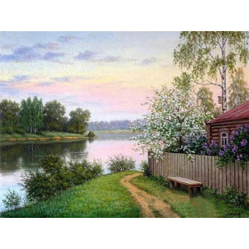 Diamond Painting - Broderie Diamant - Paysage Foret 5D Etang