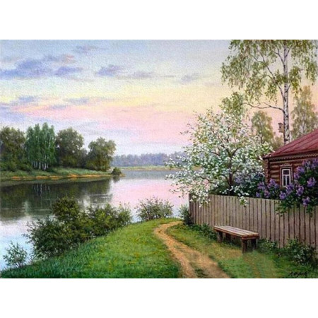 Diamond Painting - Broderie Diamant - Paysage Foret 5D Etang