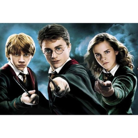 Diamond Painting - Broderie diamant Harry Potter - Trio légendaire prêt au combat