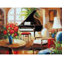 Diamond Painting - Broderie Diamant - Piano Dessiné