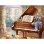 Diamond Painting - Broderie Diamant - Piano Décor de luxe