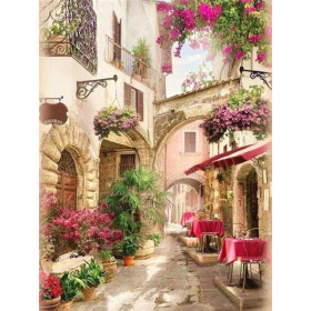 Diamond Painting - Broderie Diamant - Paysage De Rue Vivaldi