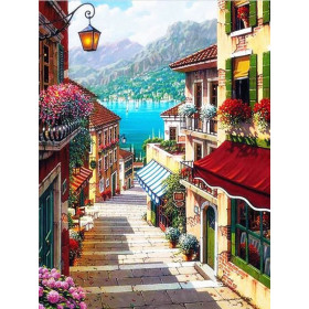 Diamond Painting - Broderie Diamant - Paysage De Rue Grino