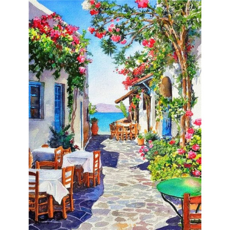 Haft diamentowy - Haft Diamentowy - Krajobraz ulicy Riopop