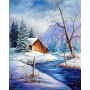 Diamond Painting - Broderie Diamant - Paysage Hivernal Sauvage