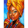 Diamond Painting - Broderie Diamant - Femme Africaine Aminata