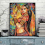 Diamond Painting - Broderie Diamant - Femme indienne Arya