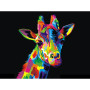 Diamond Painting - Broderie Diamant - Girafe coloré