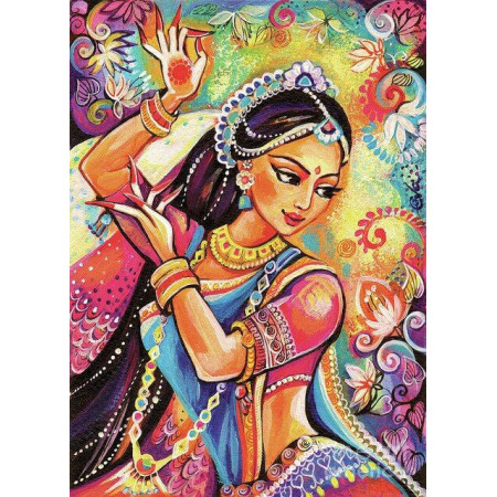 Diamond Painting - Broderie Diamant - Femme indienne Jaya