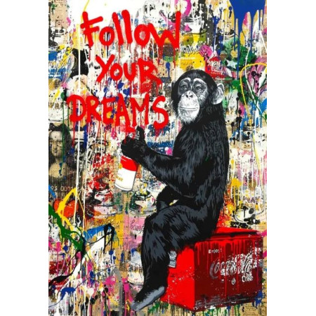 Haft diamentowy - Haft diamentowy - Graffiti siedz cej ma py