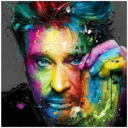 Diamond Painting - Broderie Diamant Johnny Hallyday Série D