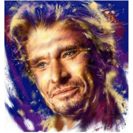 Diamond Painting - Broderie Diamant Johnny Hallyday Série G