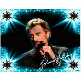 Diamond Painting - Broderie Diamant Johnny Hallyday Série N