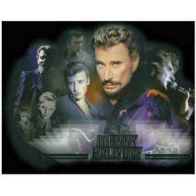 Diamond Painting - Broderie Diamant Johnny Hallyday Série P