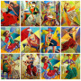 Haft diamentowy - Haft diamentowy - hiszpa ska tancerka w stylu Picassa
