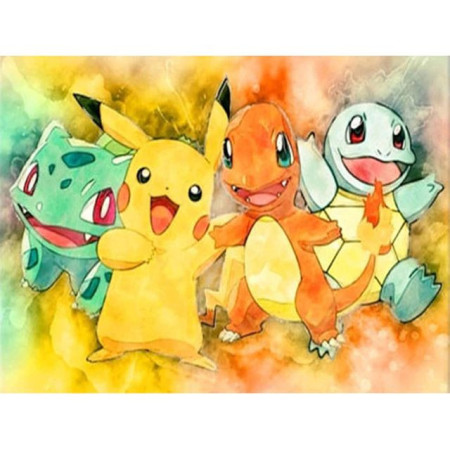 Diamond Painting - Broderie Diamant  Pokémon Série D