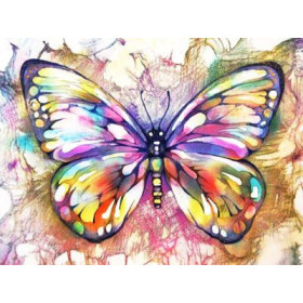 Diamond Painting - Broderie Diamant - Papillon Cristal Série H