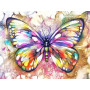 Diamond Painting - Broderie Diamant - Papillon Cristal Série H