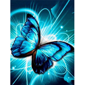 Diamond Painting - Broderie Diamant - Papillon Cristal Série I