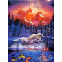 Diamond Painting - Broderie Diamant -Chevaux Paradis